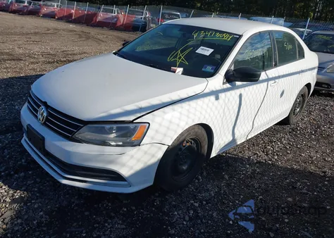 2015 Volkswagen Jetta 2.0L S from USA, damaged, VIN 3VW2K7AJ2FM323942